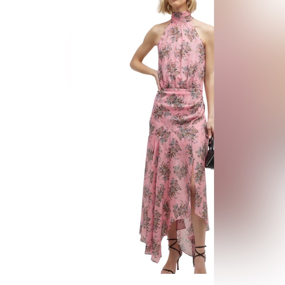 Veronica Beard Leia Pink Floral Dress